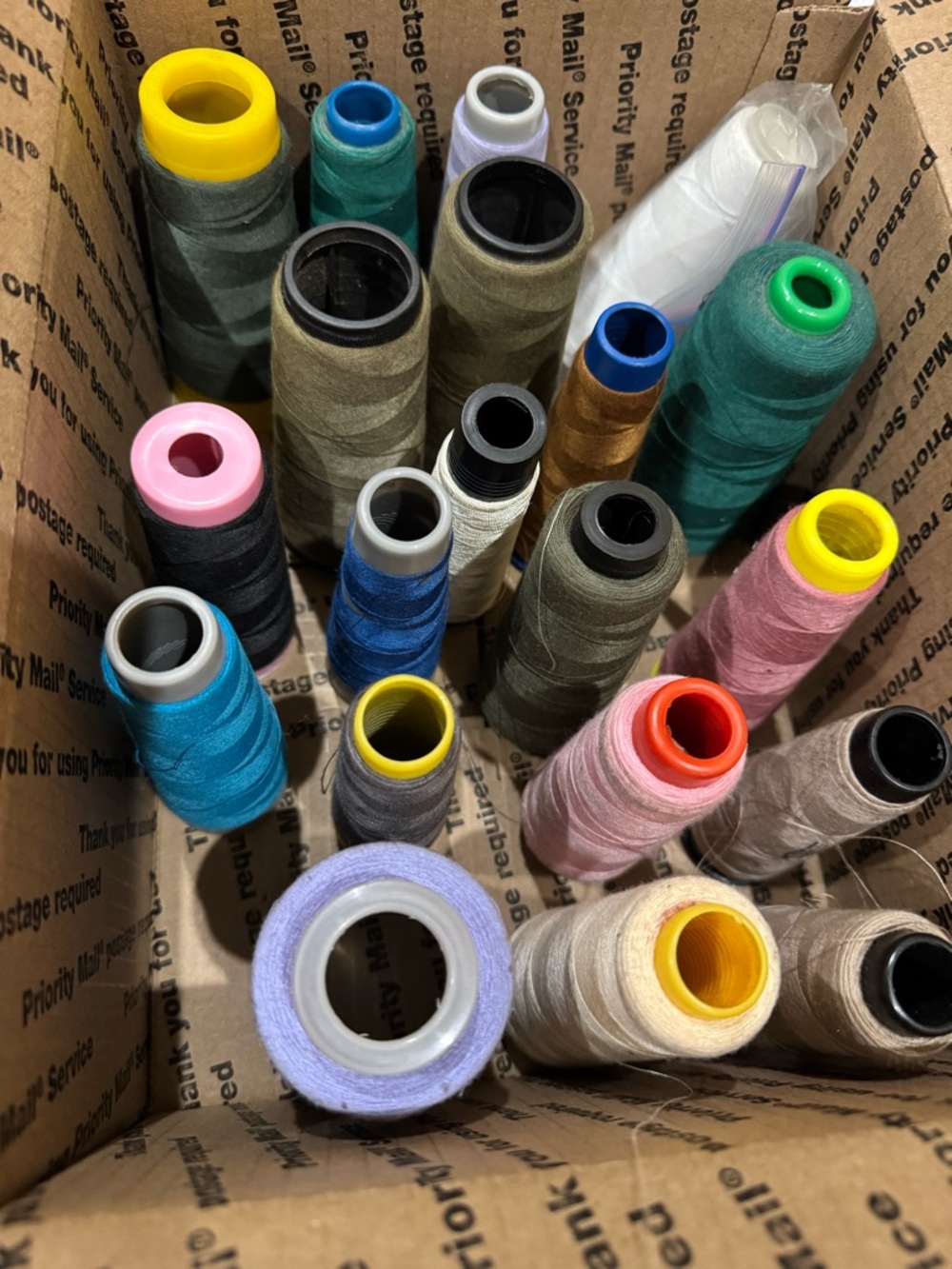 Assorted Sewing Thread Spools - Multicolor Pack